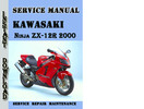 Thumbnail Kawasaki Ninja ZX-12R 2000 Service Repair Manual Thumbnail Kawasaki Ninja ZX-12R 2000 Service Repair Manual