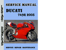 Thumbnail Ducati 749R 2005 Service Repair Manual Thumbnail Ducati 749R 2005 Service Repair Manual
