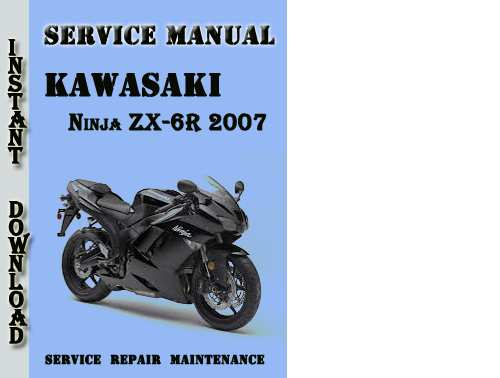 Product picture Kawasaki Ninja ZX-6R 2007 Service Repair Manual