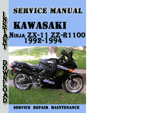Product picture Kawasaki Ninja ZX-11 ZZ-R1100 1992-1994 Service Manual