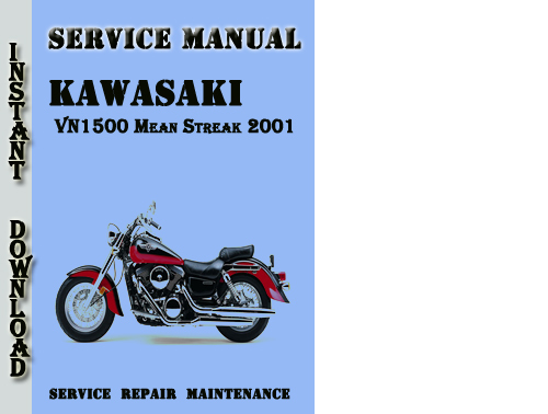 Product picture Kawasaki VN1500 Mean Streak 2001 Service Repair Manual
