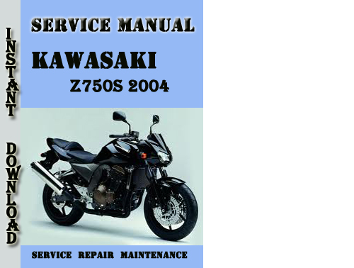 Product picture Kawasaki Z750S 2004 Service Repair Manual Pdf Download