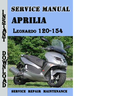 Product picture Aprilia Leonardo 120-154 Service Repair Manual
