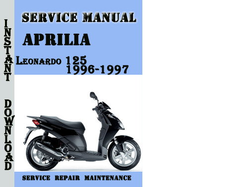 Product picture Aprilia Leonardo 125 1996-1997 Service Repair Manual